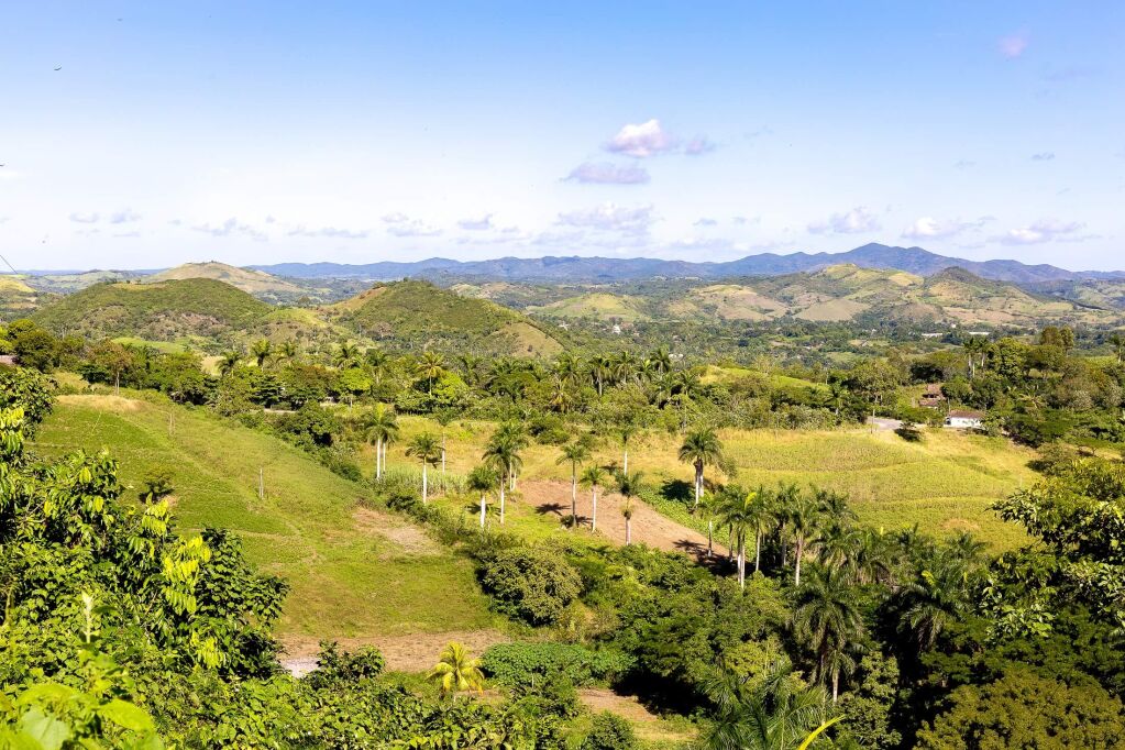 Landscape near Manicaragua in the provice Villa Clara, Cuba