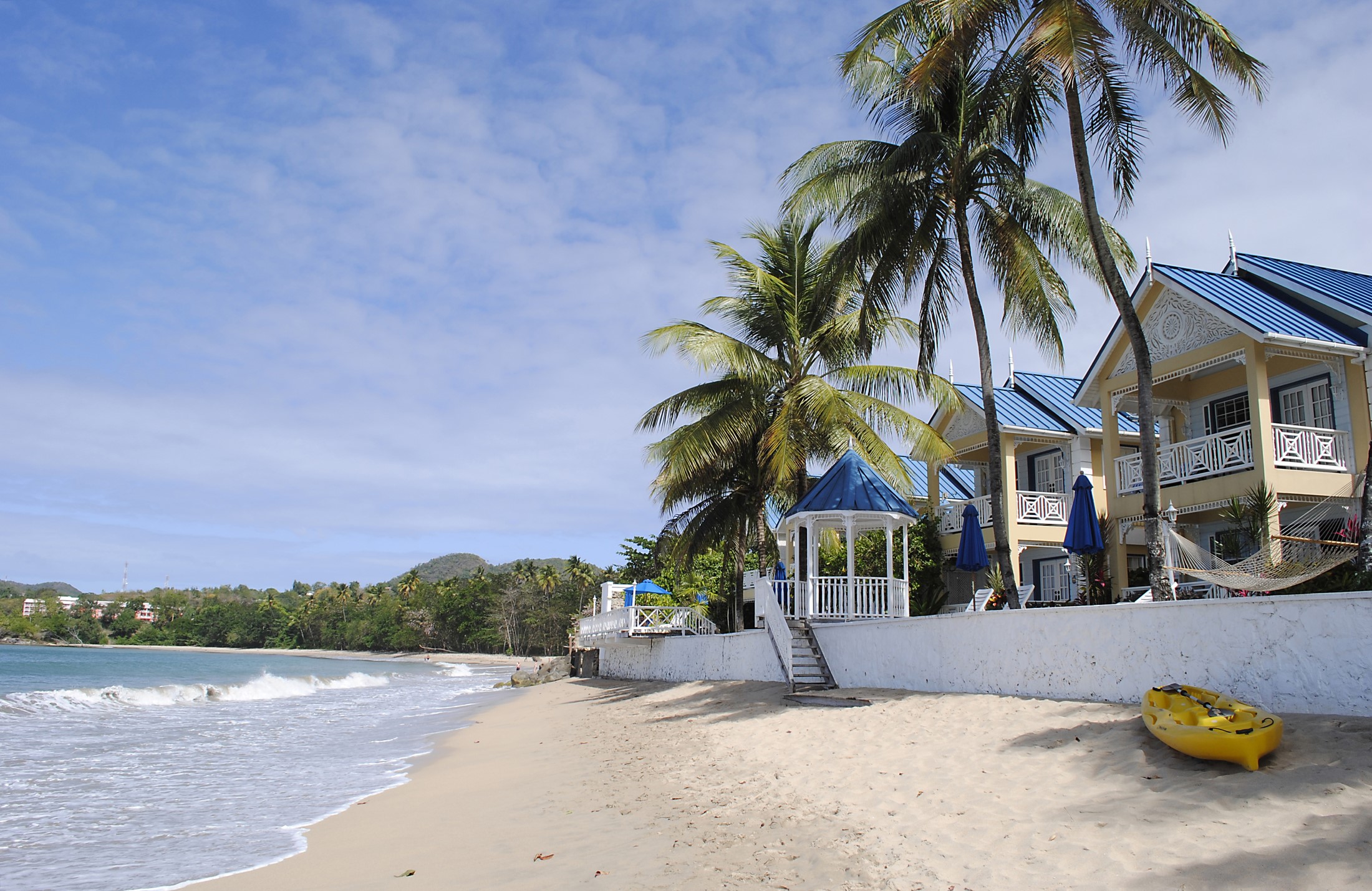 Plaża Halcyon na St. Lucia